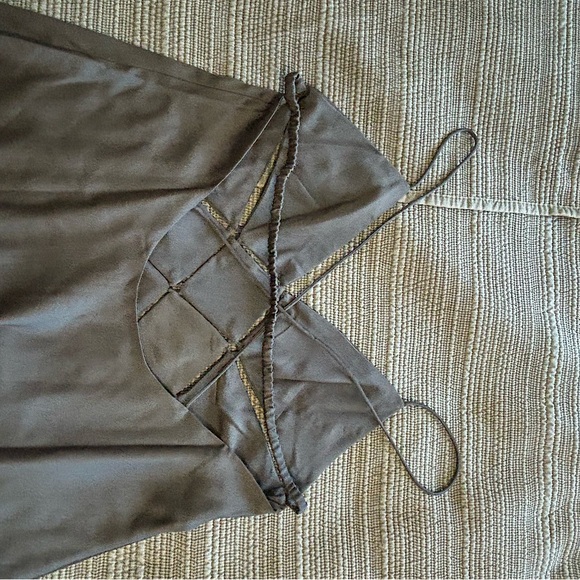 asos design, new with tags, grey midi dress - Picture 4 of 5